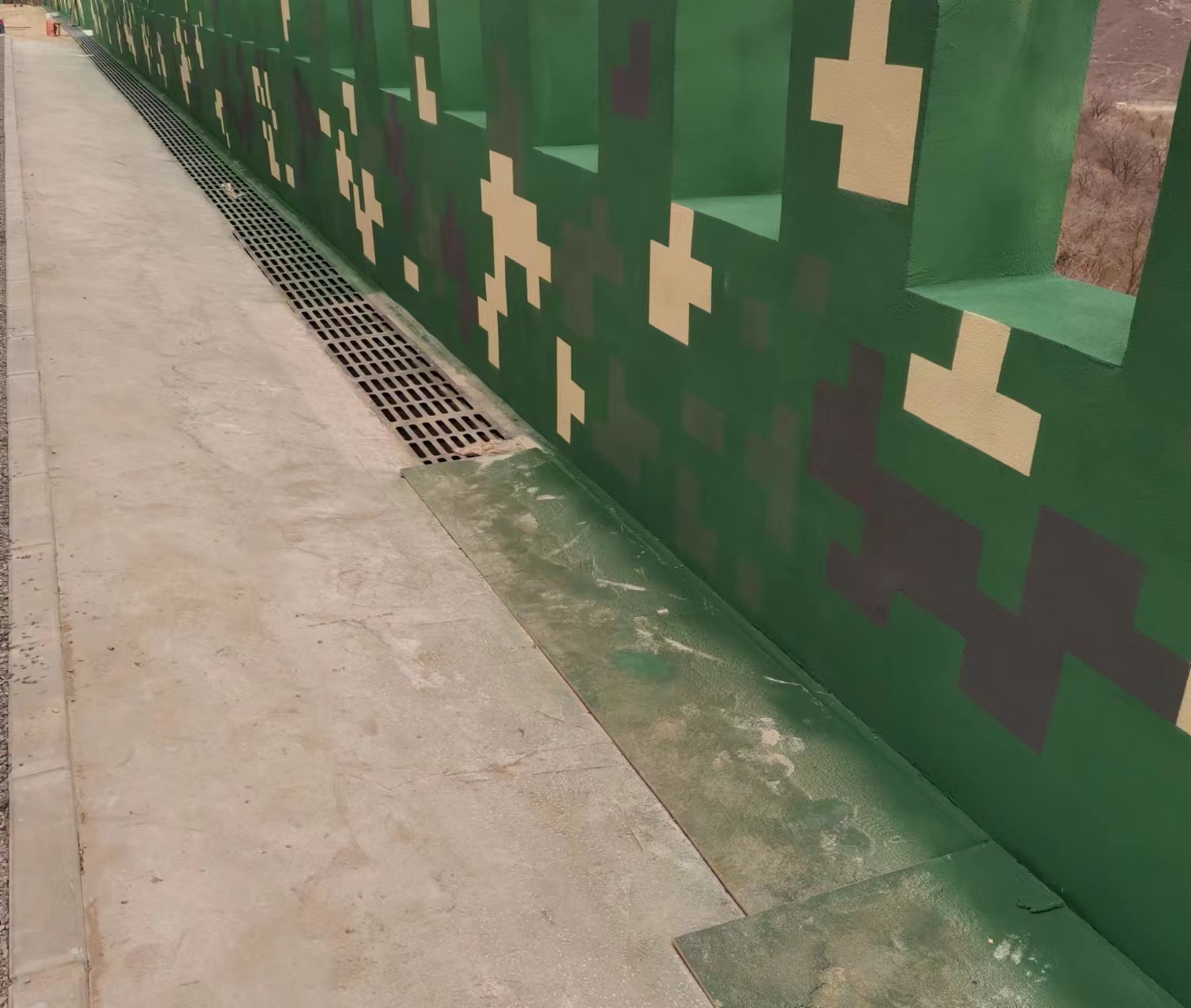 沧州围墙迷彩喷涂,数迷彩漆